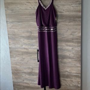 Adrianna Papell purple gown